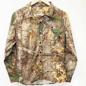 Under Armour Women's Long Sleeve Camo Top, SZ M